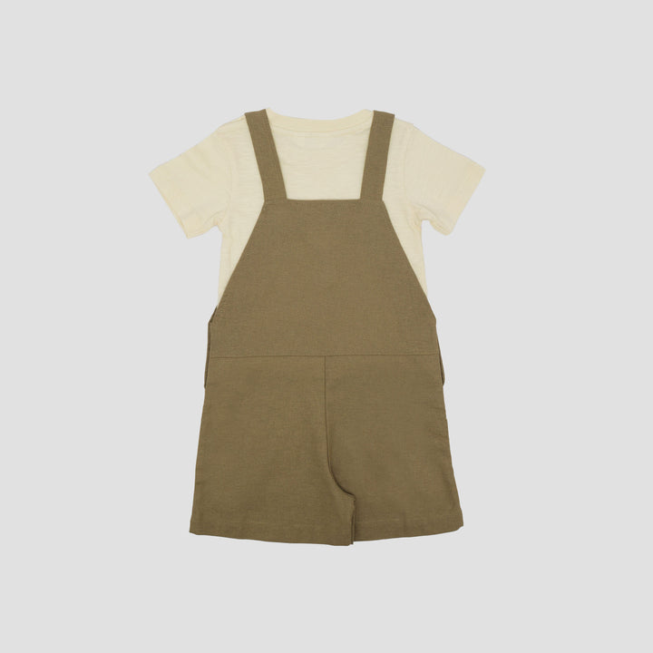 Little M Rami Polos With Slub Jumpusit Overall Bayi