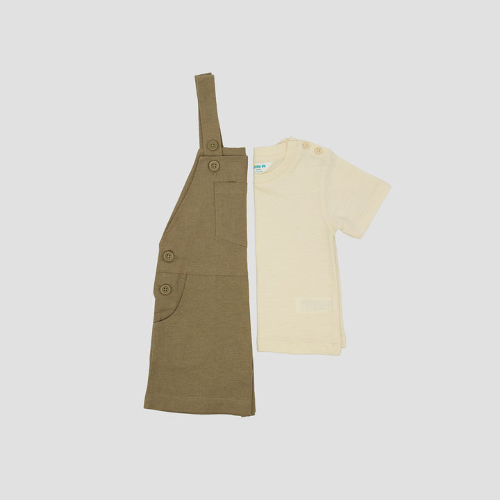 Little M Rami Polos With Slub Jumpusit Overall Bayi