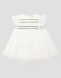 Little M Woven With Tile Polkadot Midi Dress Bayi