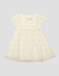 Little M Woven With Tile Lace Bunga Midi Dress Bayi
