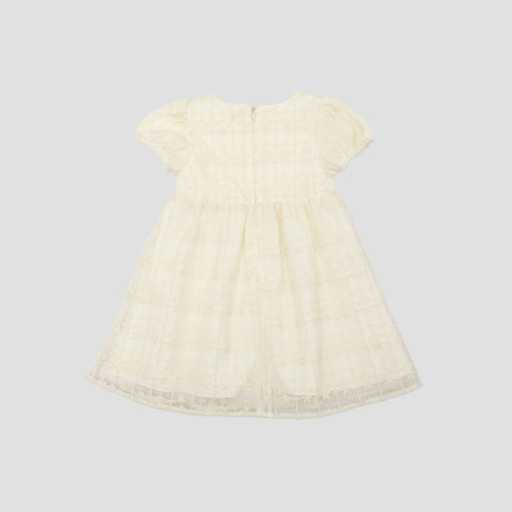 Little M Woven With Tile Lace Bunga Midi Dress Bayi