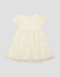 Little M Woven With Tile Lace Bunga Midi Dress Bayi