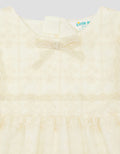Little M Woven With Tile Lace Bunga Midi Dress Bayi