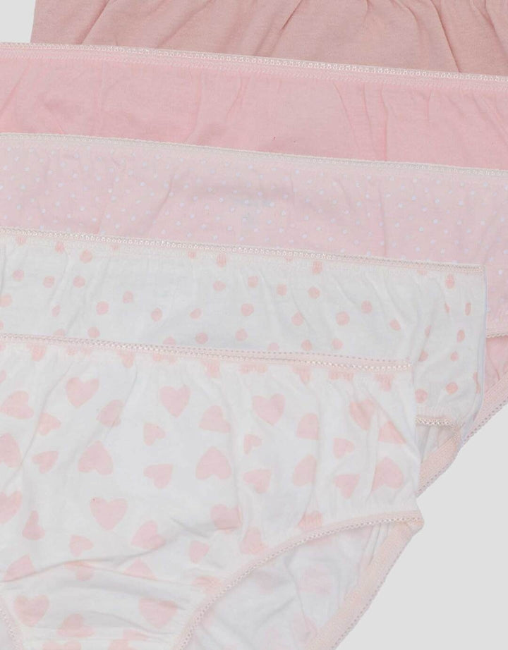 Little M Pack Of 5 Love Polkadot Celana Dalam Anak Perempuan