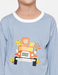 Little M Boys Animal Car Jeep Piyama Setelan Anak Laki-laki