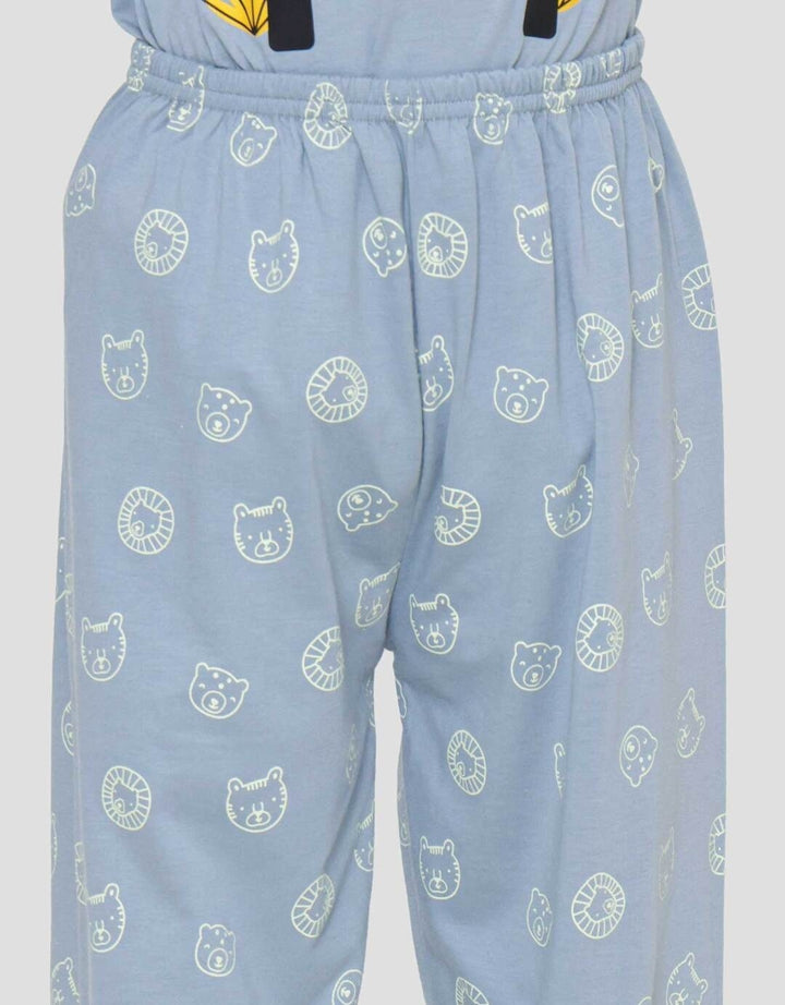 Little M Boys Animal Car Jeep Piyama Setelan Anak Laki-laki