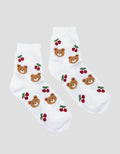 Little M Bear Cherry Kaus Kaki Bayi
