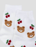 Little M Bear Cherry Kaus Kaki Bayi