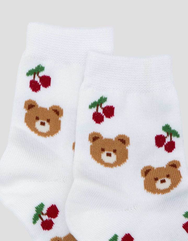 Little M Bear Cherry Kaus Kaki Bayi