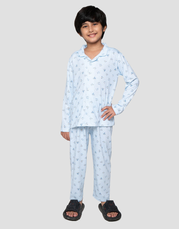 Little M Transport Piyama Setelan Anak Laki-laki