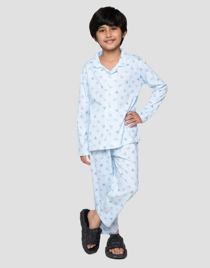 Little M Transport Piyama Setelan Anak Laki-laki