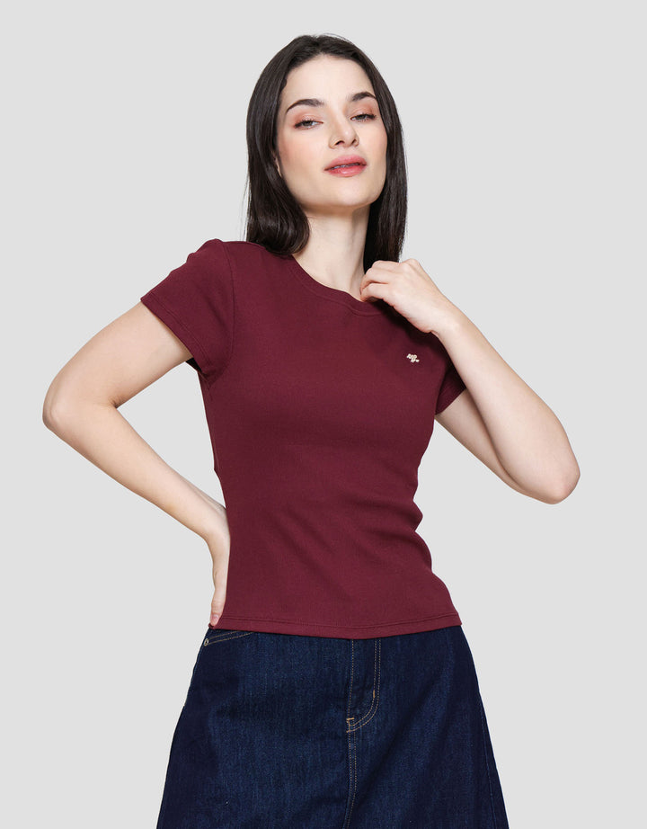 Nevada Rib Rubber Patch Kaos Wanita