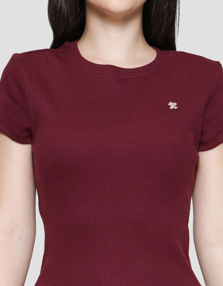 Nevada Rib Rubber Patch Kaos Wanita