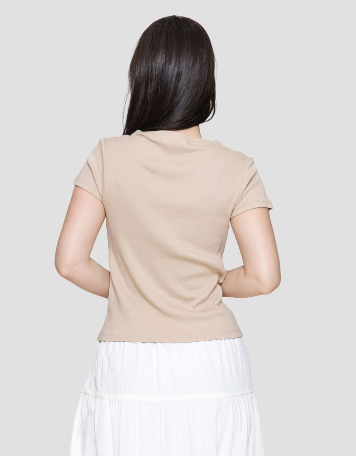 Nevada Rib Rubber Patch Kaos Wanita