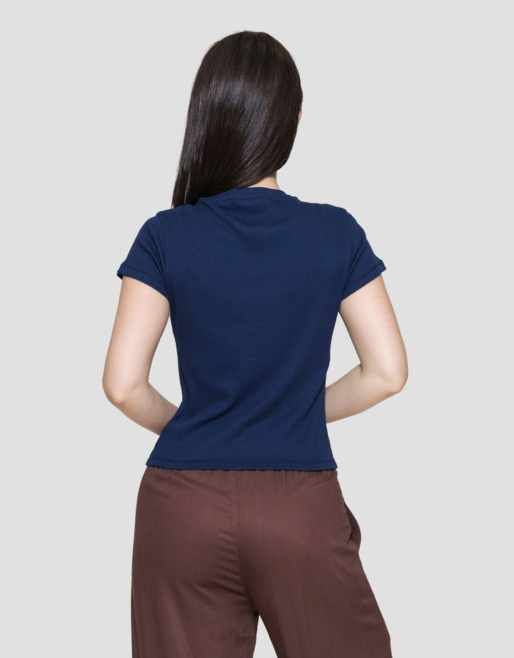 Nevada Rib Rubber Patch Kaos Wanita