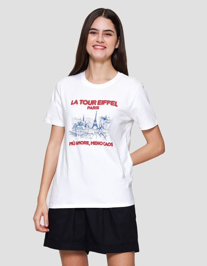 Nevada La Tour Eiffel Kaos Wanita