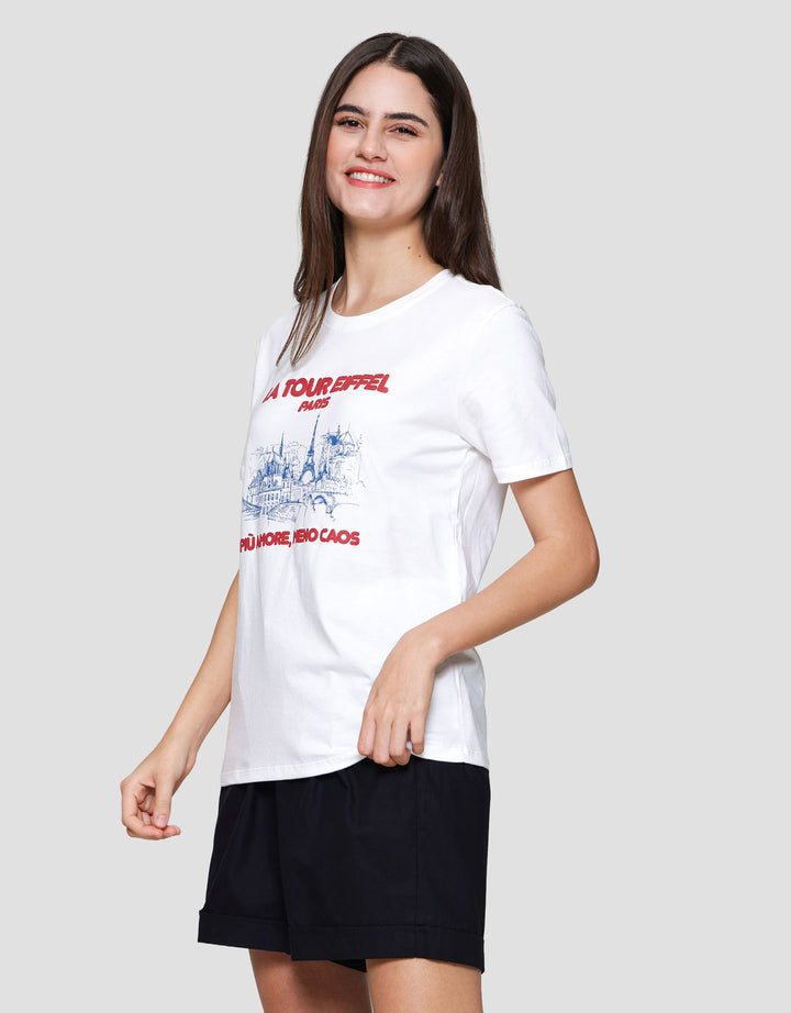 Nevada La Tour Eiffel Kaos Wanita