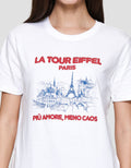 Nevada La Tour Eiffel Kaos Wanita