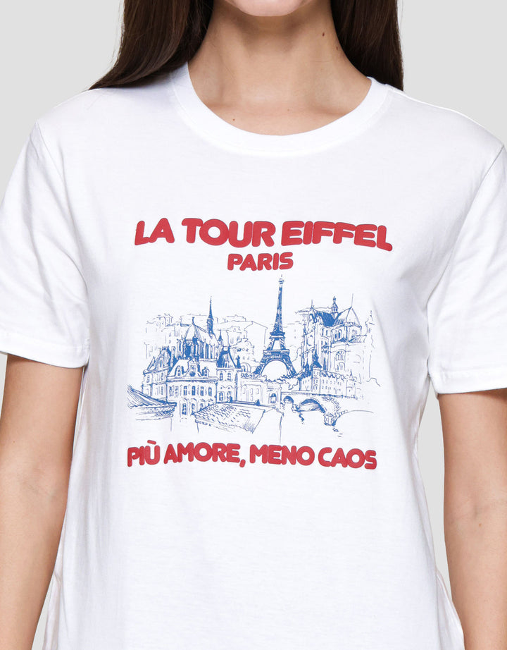 Nevada La Tour Eiffel Kaos Wanita