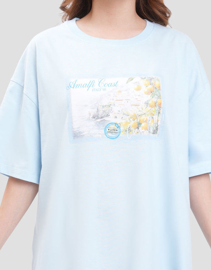 Nevada Solid Comb Amalfi Coast Kaos Oversize Wanita