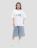 Nevada Solid Comb Eiffel Dreams Kaos Oversize Wanita