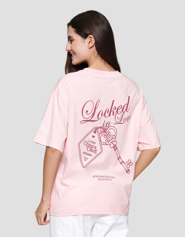 Nevada Locked In Love Kaos Oversize Wanita