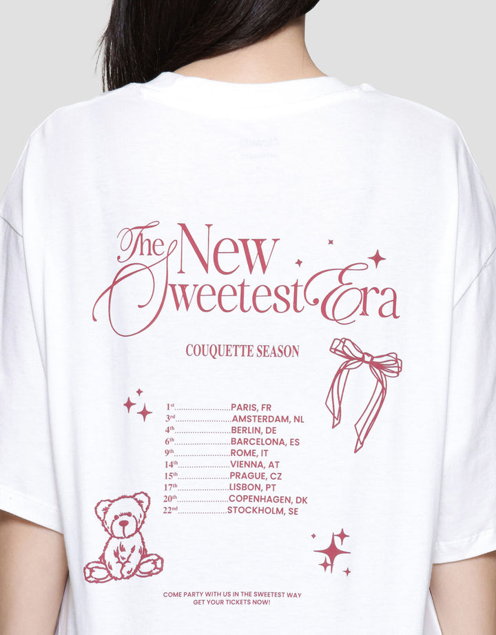 Nevada Ovnew Comb Sweatest Era Kaos Oversize Wanita