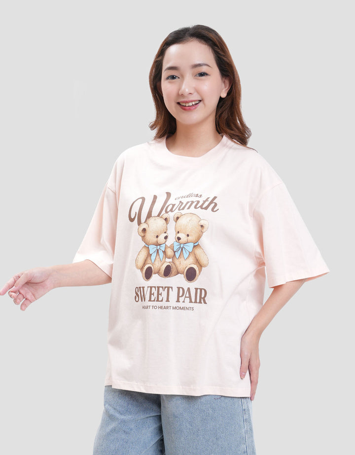 Nevada Solid Comb Bear Endlewarmth Kaos Oversize Wanita