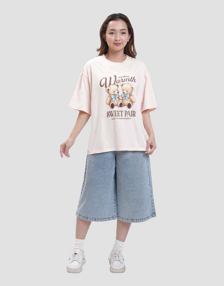 Nevada Solid Comb Bear Endlewarmth Kaos Oversize Wanita