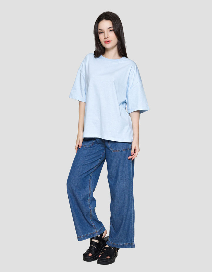 Nevada Comb Basic Kaos Oversize Wanita