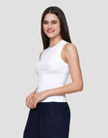 Nevada Rib Halter Neck Kaos Tanktop Wanita