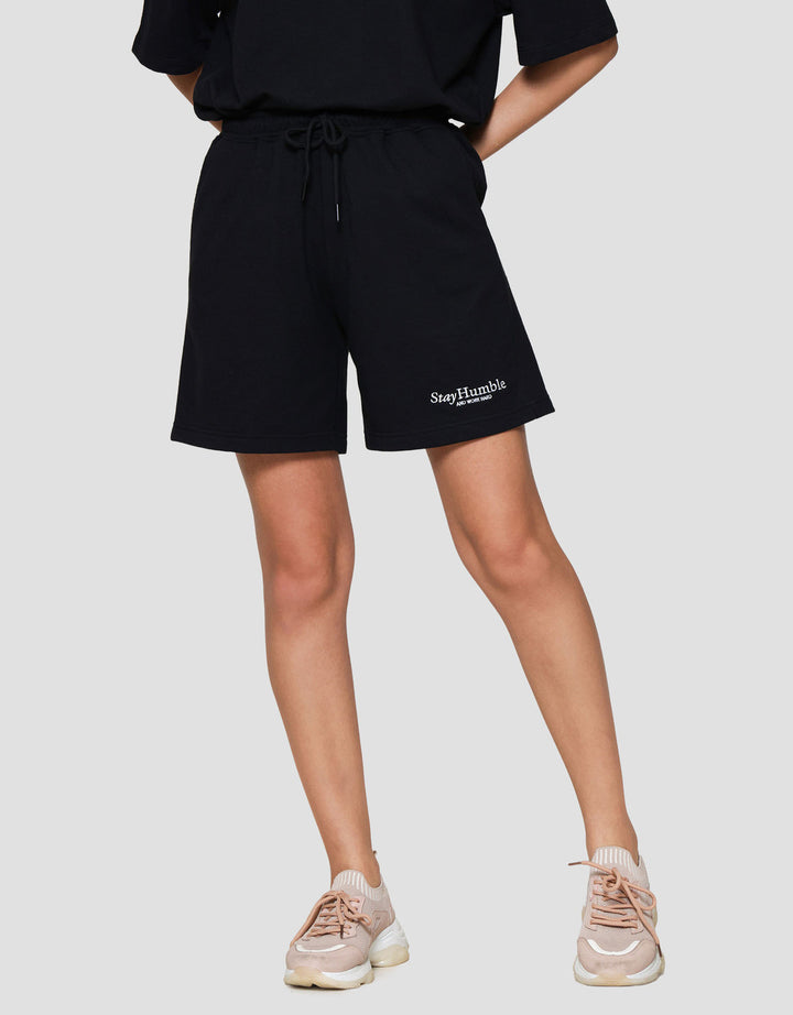 Nevada Baby Terry Stay Humble Celana Pendek Wanita