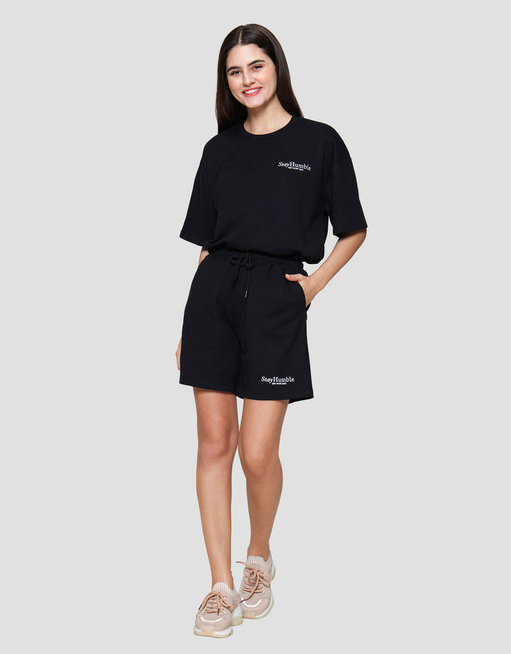 Nevada Baby Terry Stay Humble Celana Pendek Wanita