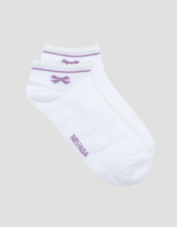 Nevada Ankle Bow Kaus Kaki Wanita