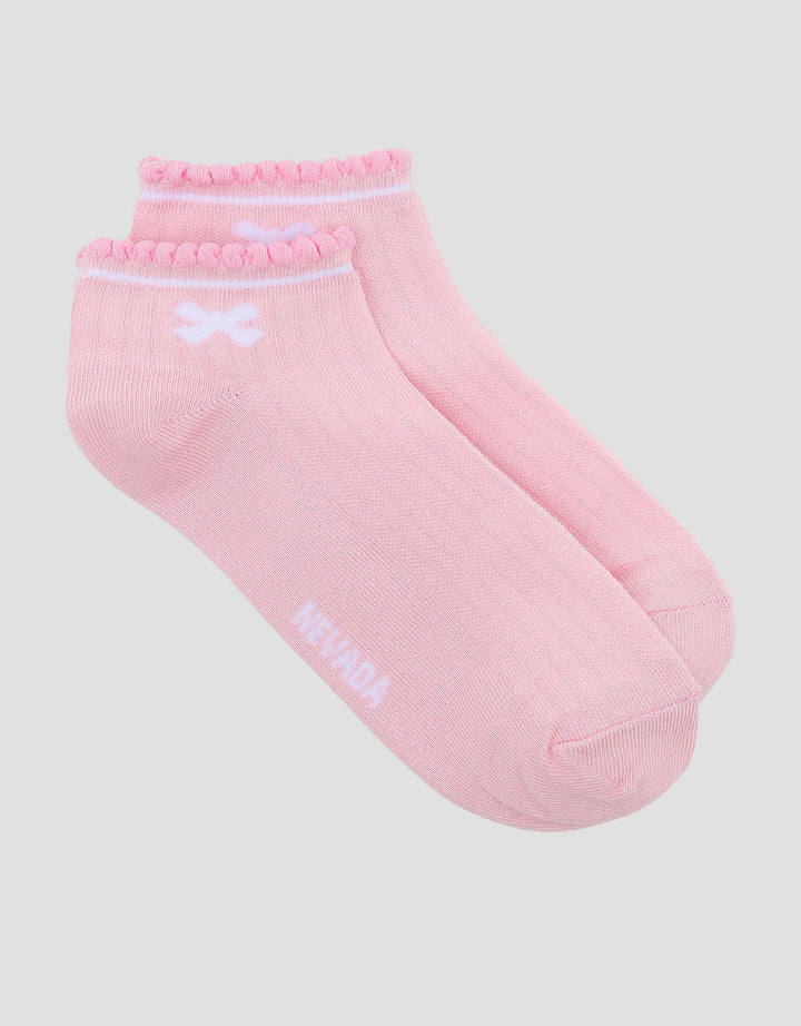 Nevada Ankle Bow Kaus Kaki Wanita