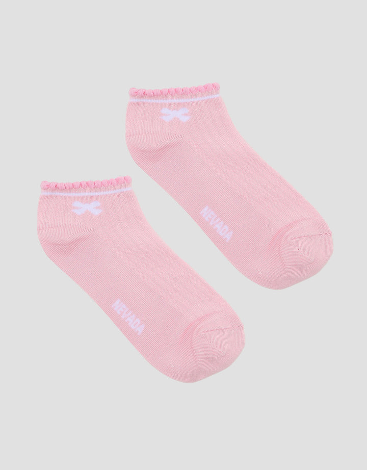 Nevada Ankle Bow Kaus Kaki Wanita