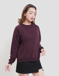 Nevada Solid Fleece Sweater Wanita