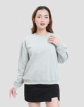 Nevada Solid Fleece Sweater Wanita