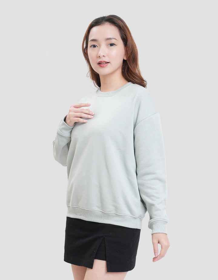 Nevada Solid Fleece Sweater Wanita