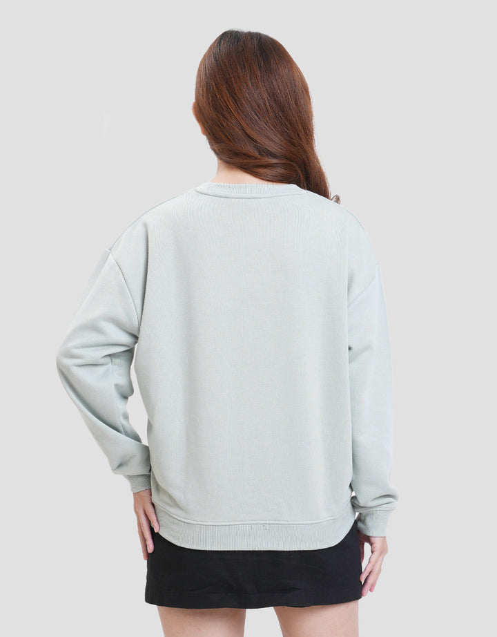 Nevada Solid Fleece Sweater Wanita