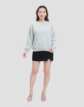 Nevada Solid Fleece Sweater Wanita