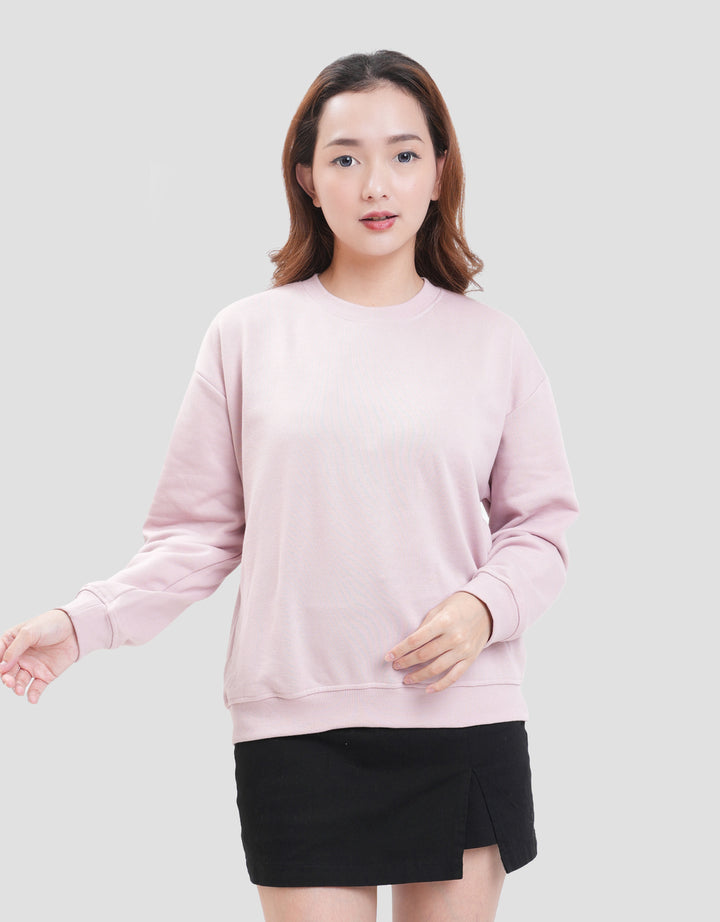 Nevada Solid Fleece Sweater Wanita