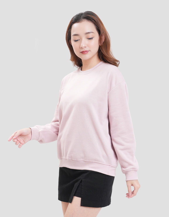 Nevada Solid Fleece Sweater Wanita