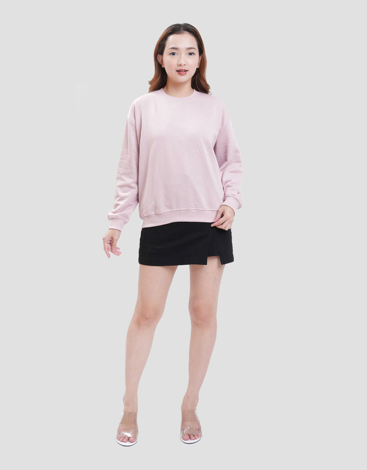 Nevada Solid Fleece Sweater Wanita