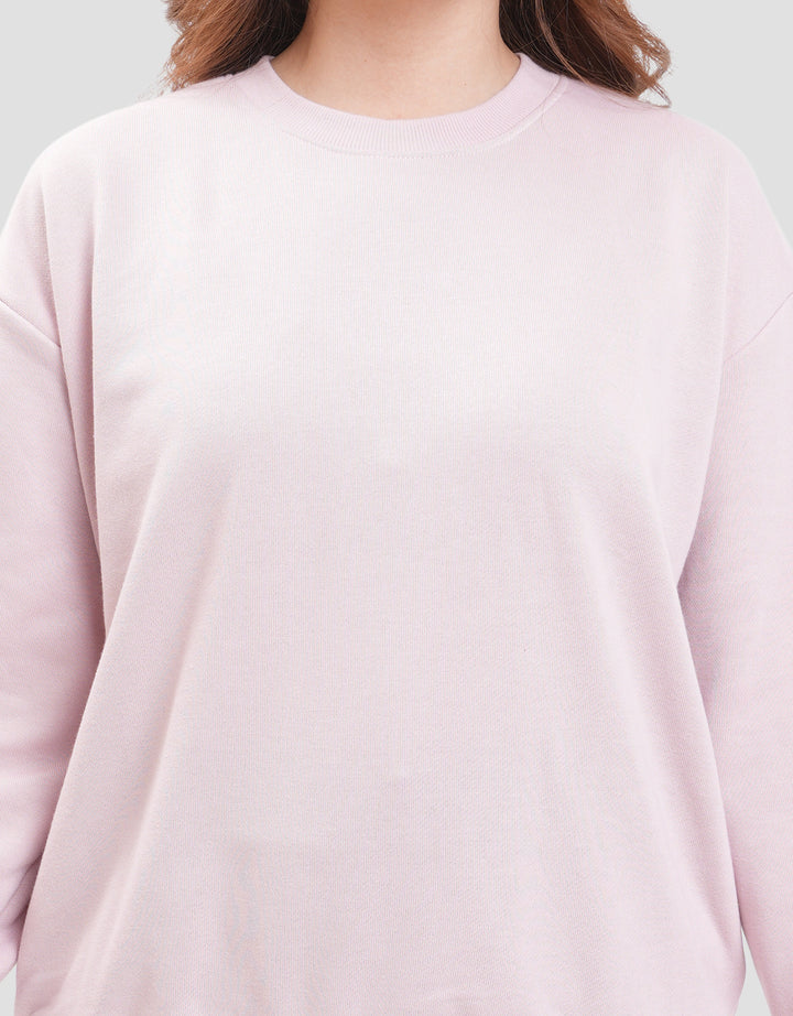 Nevada Solid Fleece Sweater Wanita