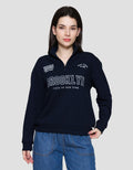 Nevada Reg French Zipper Brooklyn Sweater Wanita