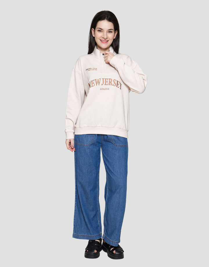 Nevada French Zipper Chicago Sweater Wanita