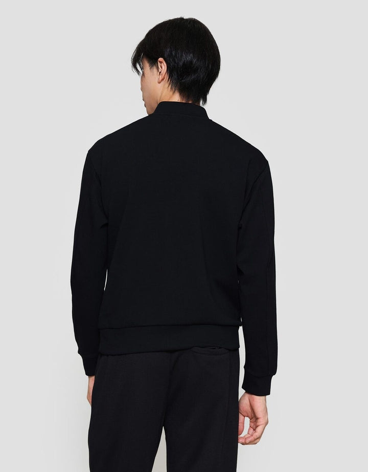 Suko Lengan Panjang Jaket Bomber Varsity Pria