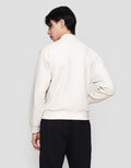 Suko Varsity Jaket Bomber Lengan Panjang Pria