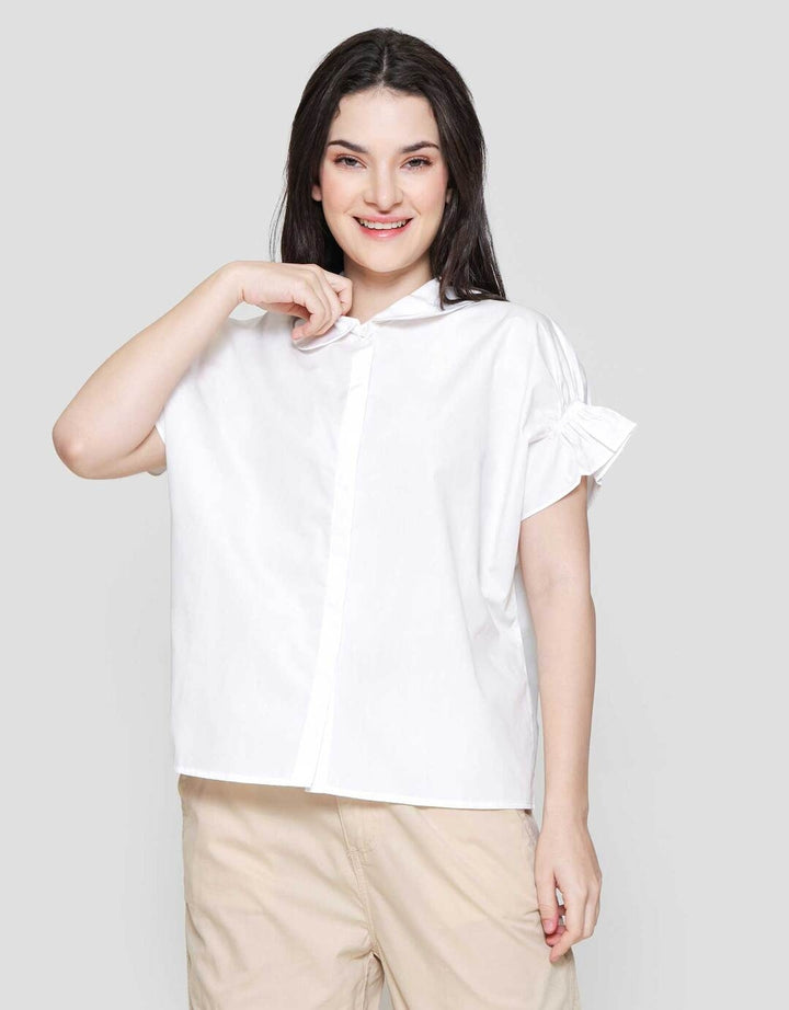 Connexion With Lengan Karet Kemeja Wanita